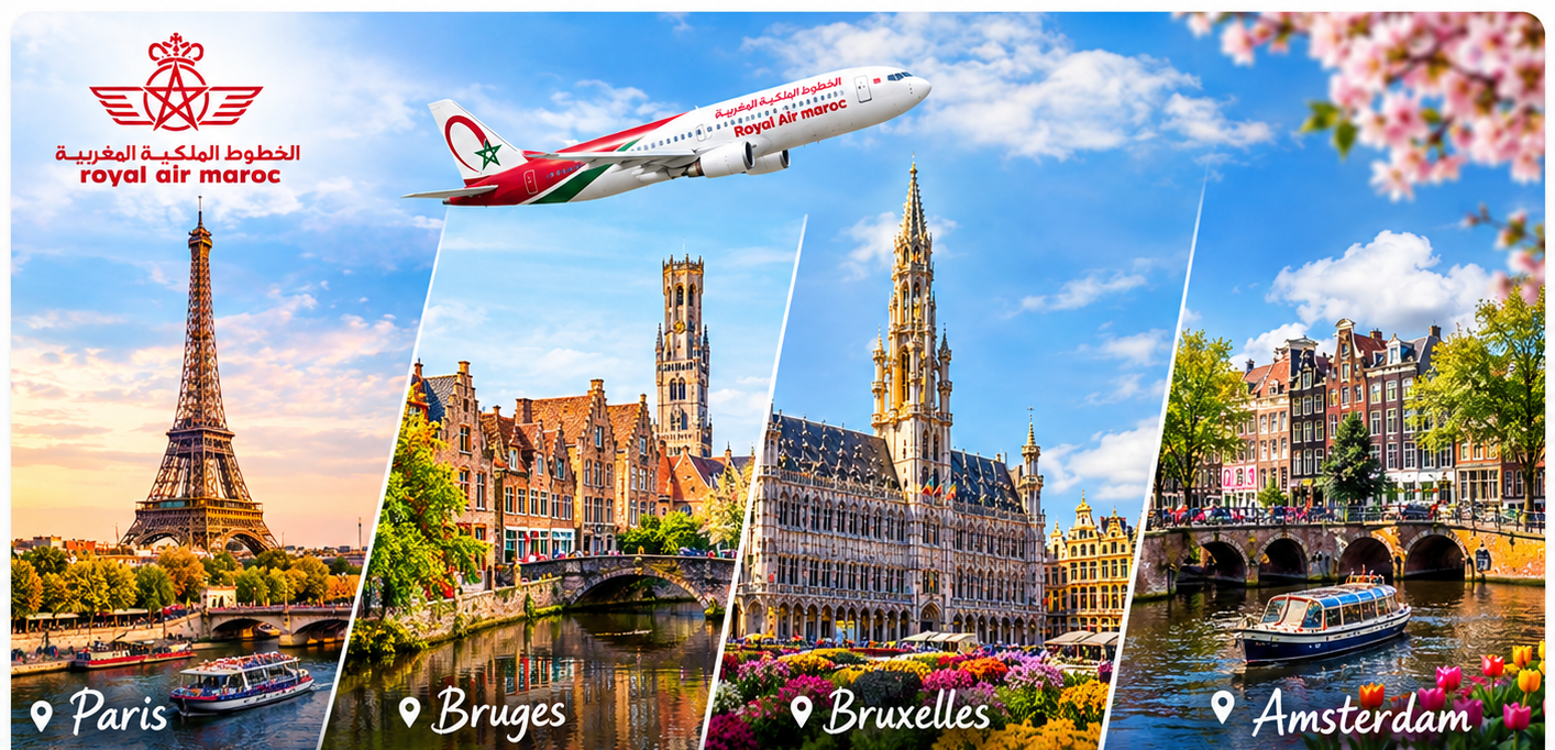 Trilogie Européenne : Art, Histoire & Évasion – Paris, Bruges, Bruxelles & Amsterdam | 7 Jours d’Exception